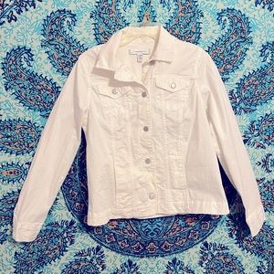 White Jean jacket